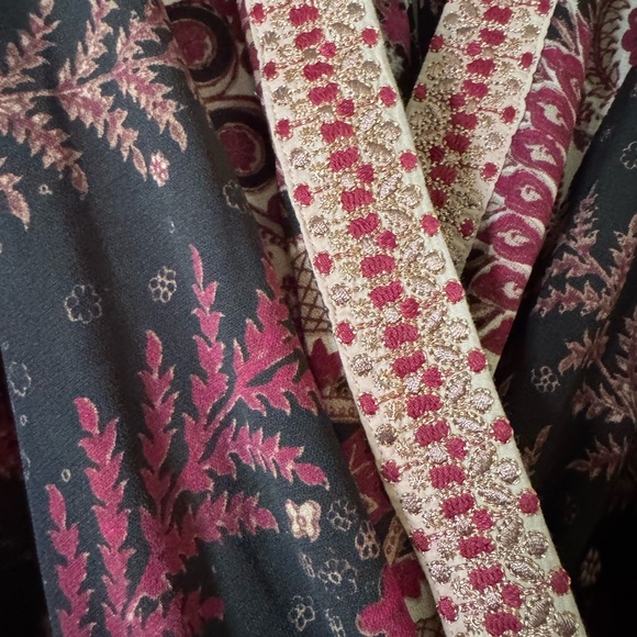 Anthropologie Black and Red Bohemian Jumpsuit - Picture 7 of 7